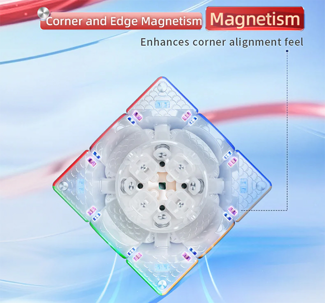 MoYu Super AoLong 3x3x3 20-Magnet Cube Ball-Core MagLev UV Version